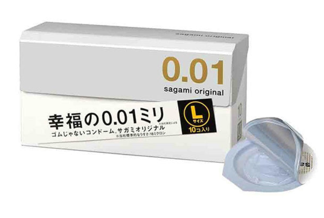 相模 Sagami Original 0.01mm XL 超透薄加大碼安全套 / 38mm / 10片裝
