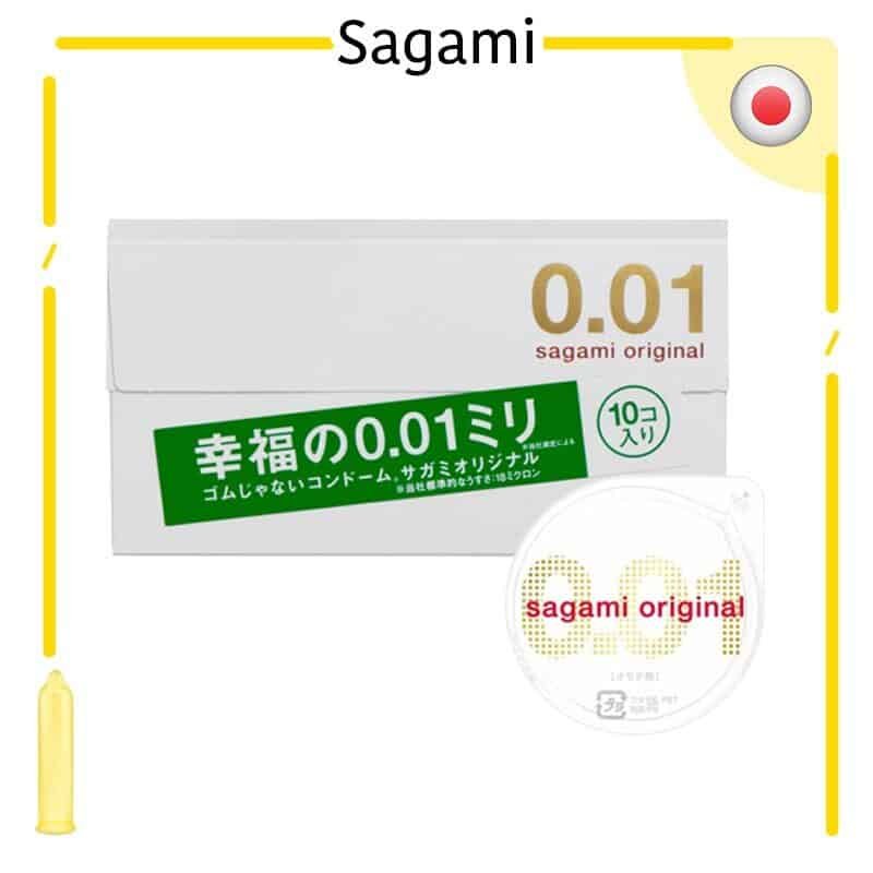 幸福之肌 Sagami Original 0.01mm 聚氨酯安全套 / 36mm / 10片裝