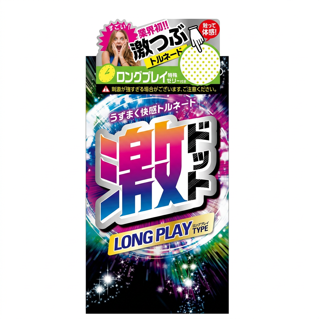 JEX 激Long Play 1350 凸點持久型安全套 / 36mm / 8片裝