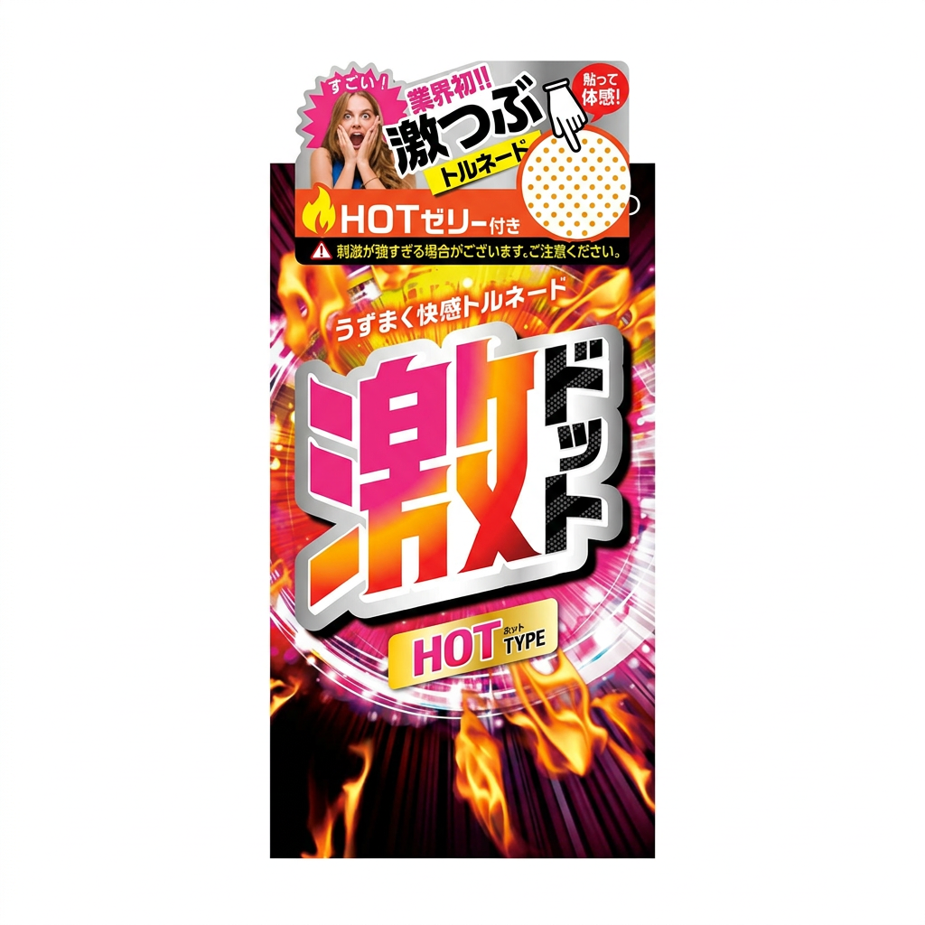JEX 激凸點 Hot Type 熱感安全套 / 8片裝