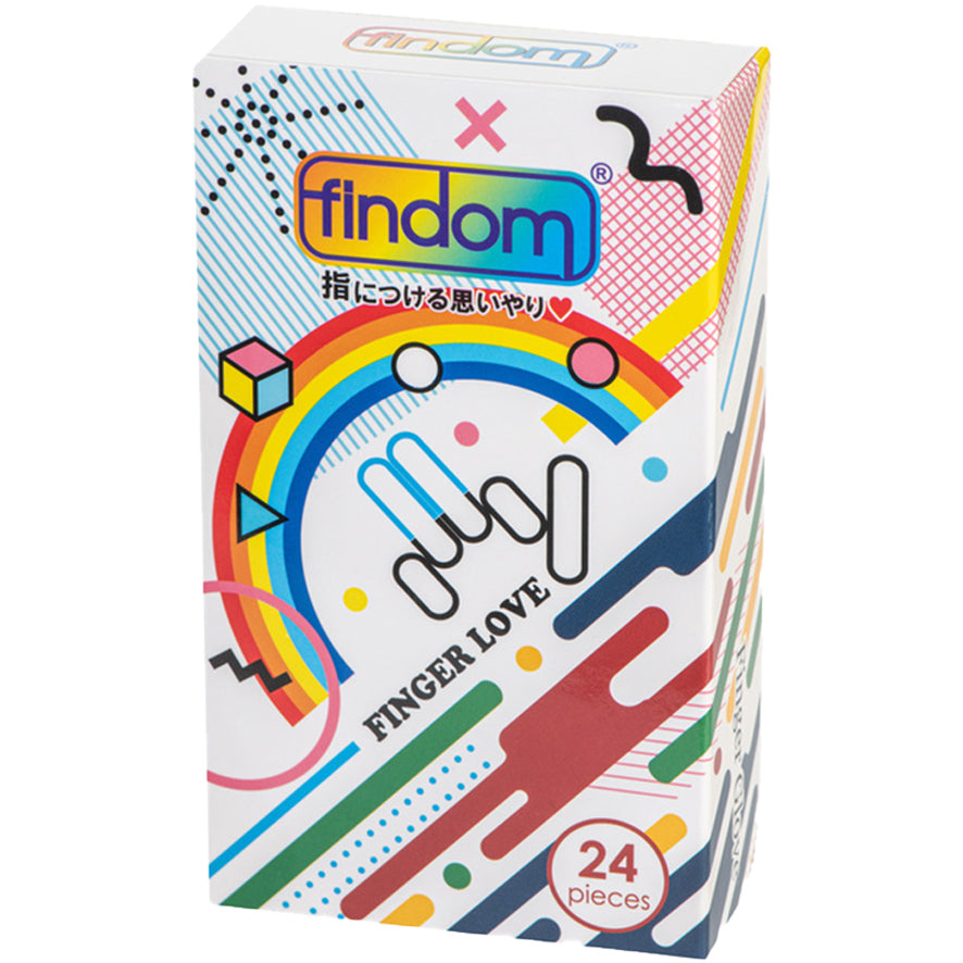 Findom フィンドム | 手指專用彈性安全套 | 24mm | 24片裝
