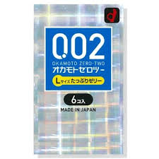 🇯🇵 岡本0.02mm水潤大碼安全套(38mm) - 6片