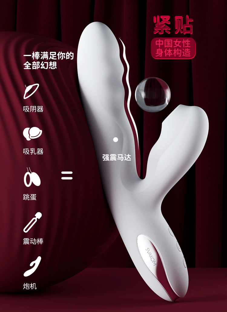 Svakom Veromca 智能加溫伸縮吸吮震動棒
