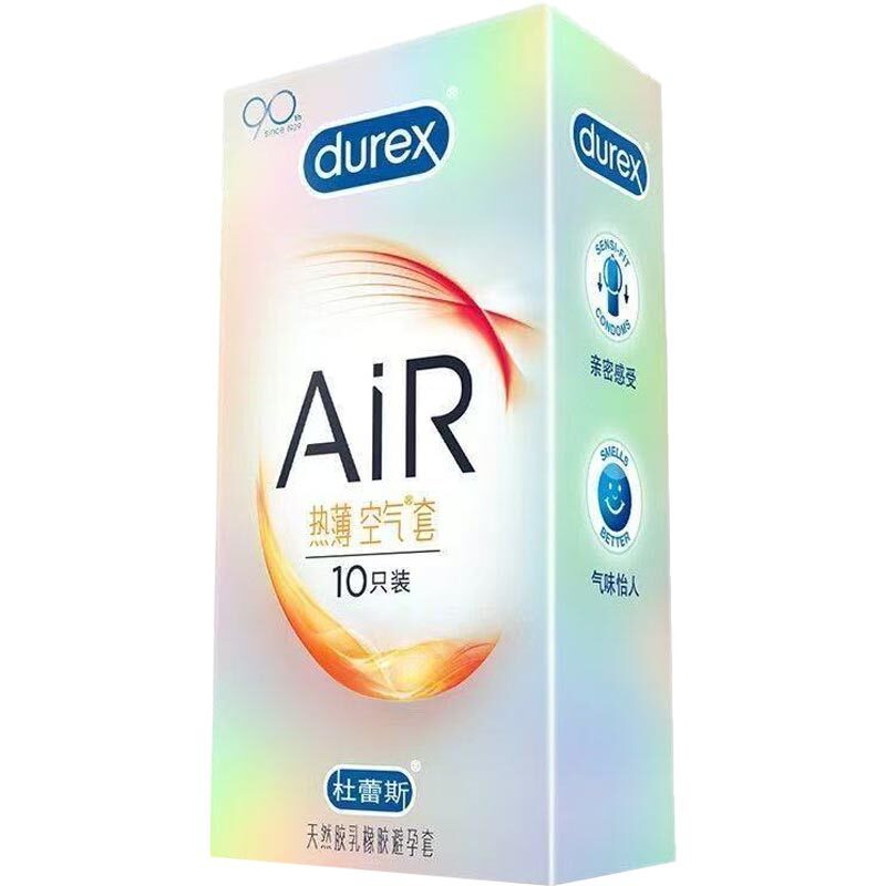 Durex 杜蕾斯 Air 透薄熱感乳膠安全套|33mm|10片