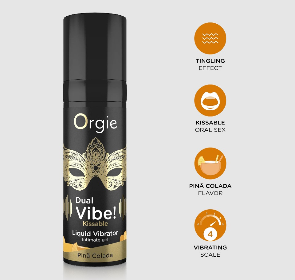 Orgie|Dual Vibe 椰林雞尾酒 可食用酥麻口交高潮液 - 15ml
