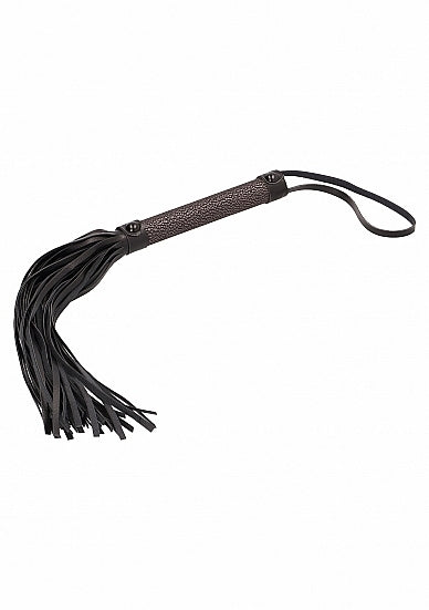Ouch|Elegant Flogger 鈦灰皮鞭 24cm