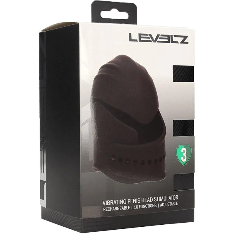 Levelz 龜頭震動刺激器|可調式防水矽膠