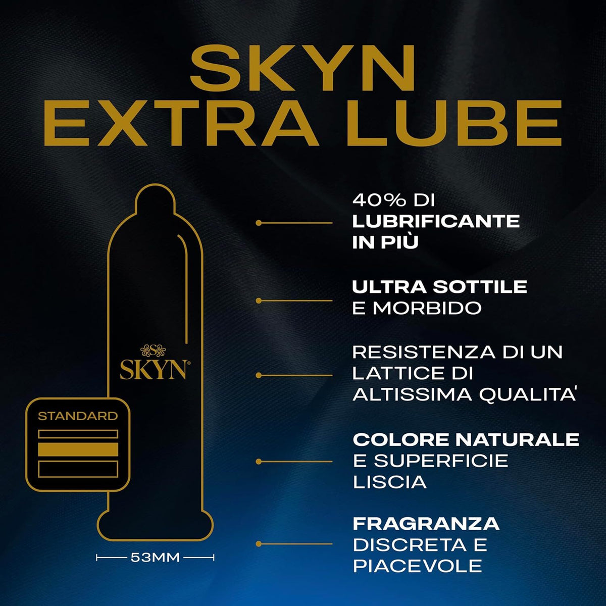 SKYN Extra Lubricated 非乳膠安全套 / 34mm / 10片裝