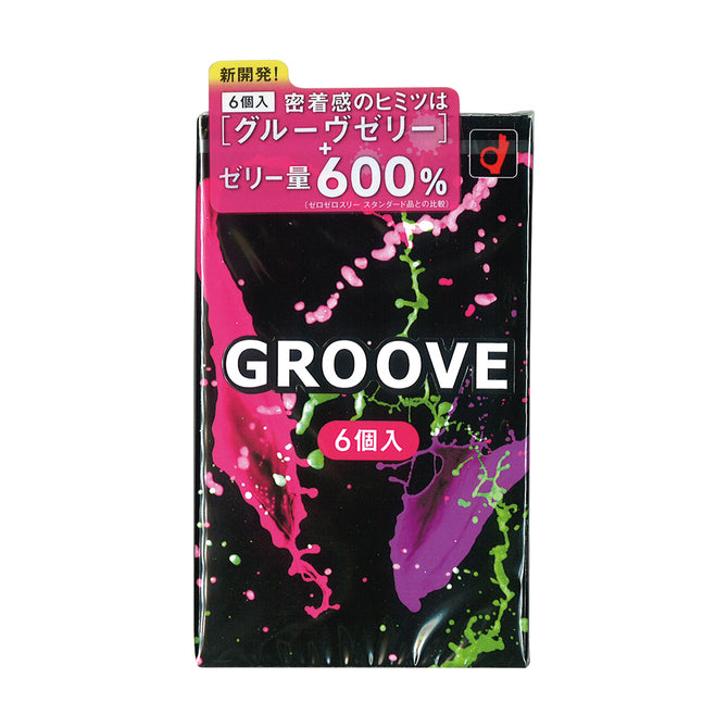 岡本 Okamoto GROOVE 雙潤滑貼合安全套 / 33mm / 6片裝