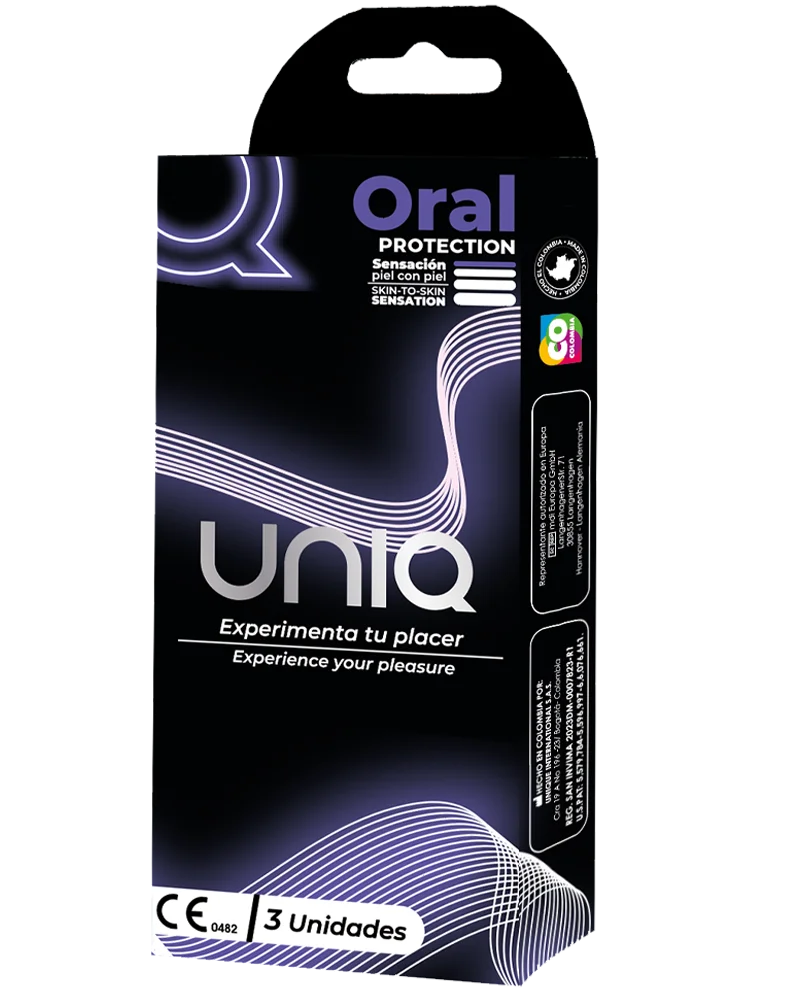 UNIQ Oral Love 無乳膠口交防護膜|超薄0.01mm|3片