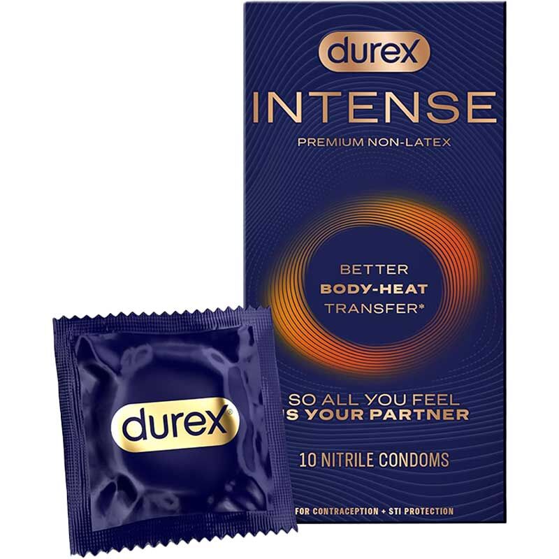 杜蕾斯 Durex Intense Premium 非乳膠安全套 / 35.6mm / 10片裝