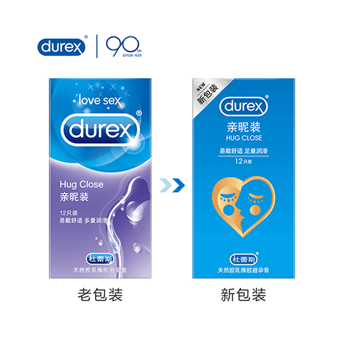 Durex Hug Close 貼合多潤安全套|33mm|12片
