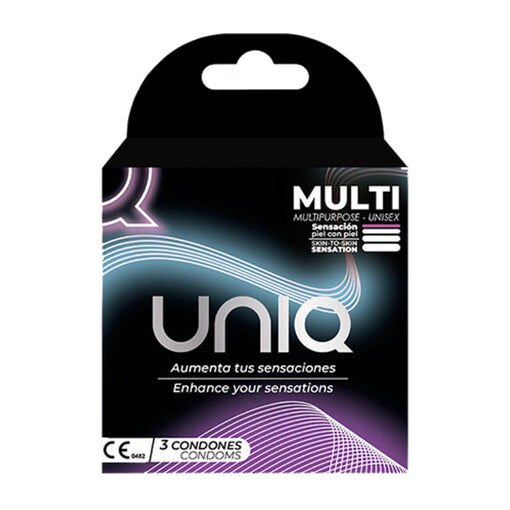 UNIQ Multi 非乳膠男女套 38mm 3片裝