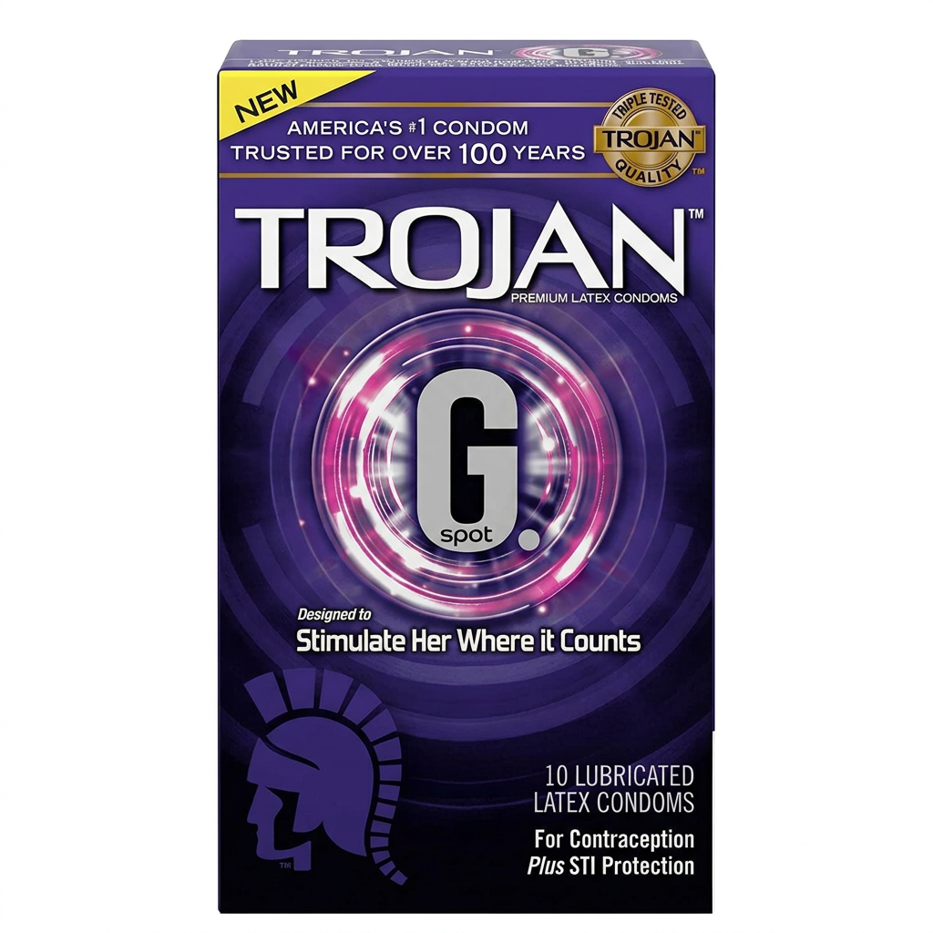 美國 Trojan 戰神 G. Spot G點刺激安全套 / 34mm / 3片裝