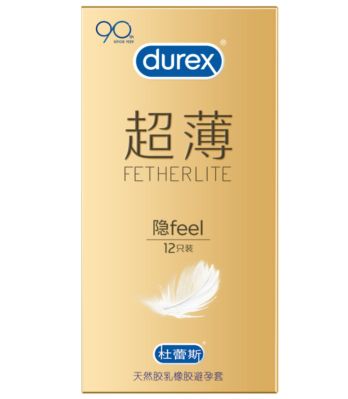 Durex Fetherlite Feel 超薄隱形保險套|33mm|3/12片
