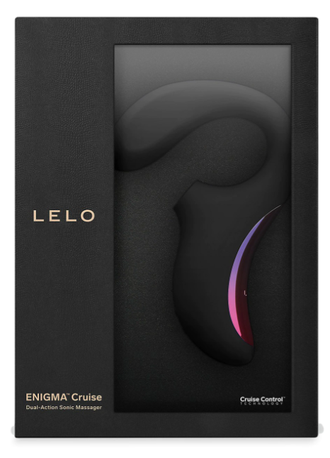 LELO|ENIGMA Cruise 雙重刺激聲波震動器|深玫瑰/黑