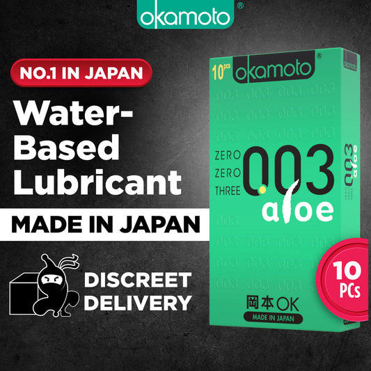 岡本 Okamoto 0.03mm 蘆薈水潤安全套 / 33mm / 10片