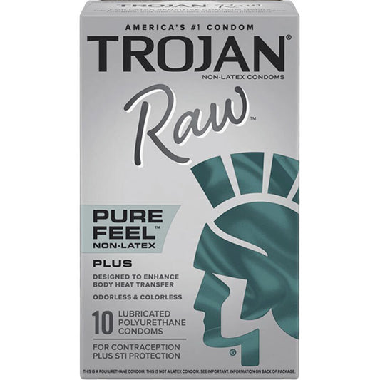 🇺🇸 Trojan Raw 纖薄傳熱安全套 - 10片