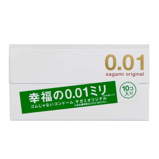 幸福之肌 Sagami Original 0.01mm 聚氨酯安全套 / 36mm / 10片裝