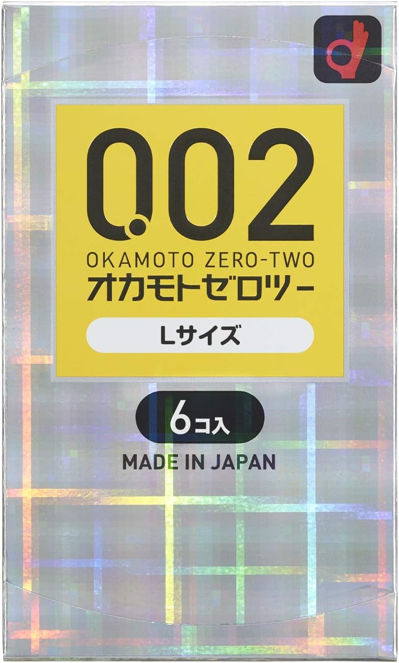 Okamoto Zero Two L 水潤 PU 安全套 / 直徑 38mm / 6片