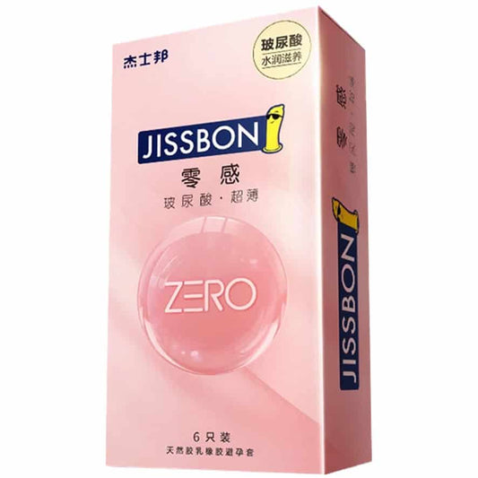 杰士邦 (Jissbon) 零感 ZERO 玻尿酸超薄安全套 (6片裝)