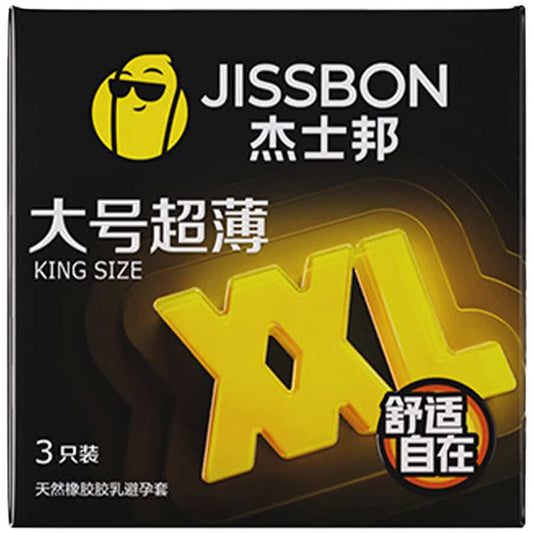 杰士邦 Jissbon 超薄大碼安全套 (34mm) - 3片裝