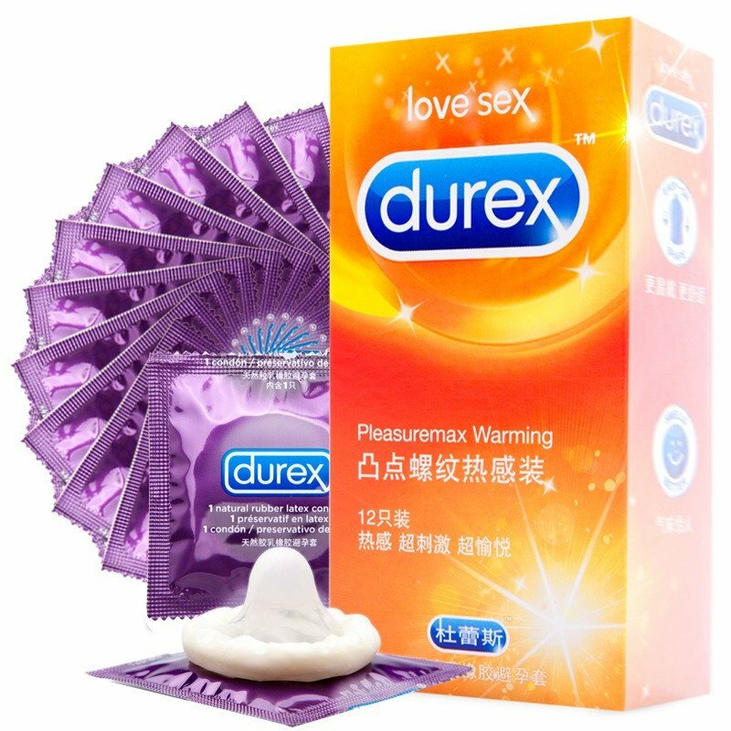 杜蕾斯 Durex 凸點螺紋熱感乳膠安全套｜36mm｜12片裝