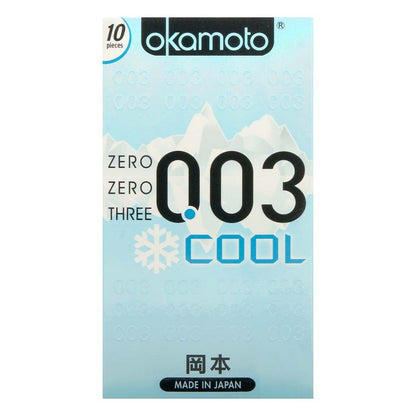 岡本 Okamoto 0.03mm 冰薄薄荷安全套｜33mm｜10片