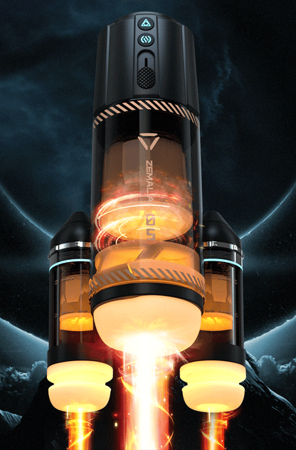Svakom｜Zemalia時空戰艦｜加熱伸縮旋轉震動飛機杯