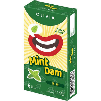 Olivia｜薄荷香味乳膠口交膜｜6片