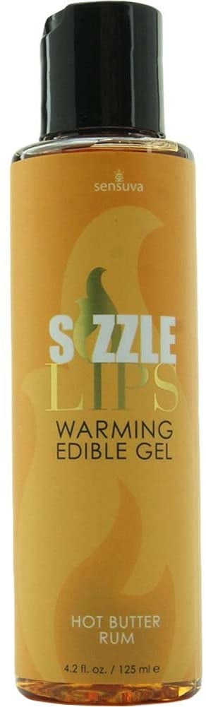 Sensuva｜Sizzle Lips 可食用發熱按摩油｜前戲調情｜125ml