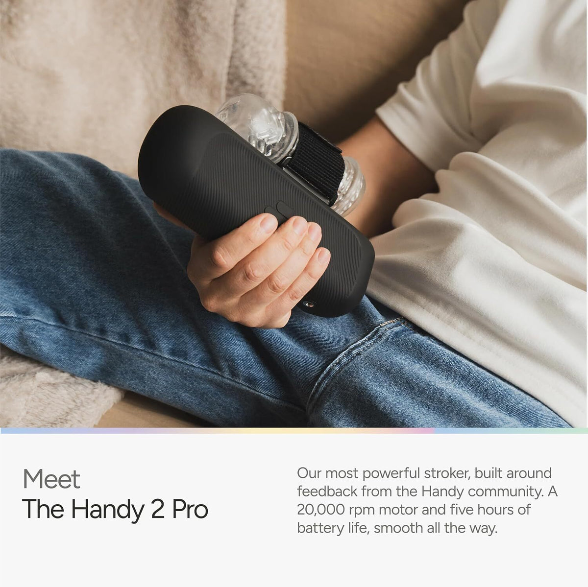 The Handy 2 Pro 長行程電動飛機杯｜125mm 伸縮・Wi-Fi 同步