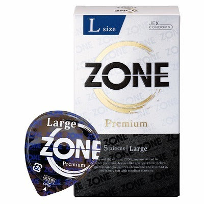 JEX ZONE Premium 零感進入大碼安全套 / 35mm / 5片裝
