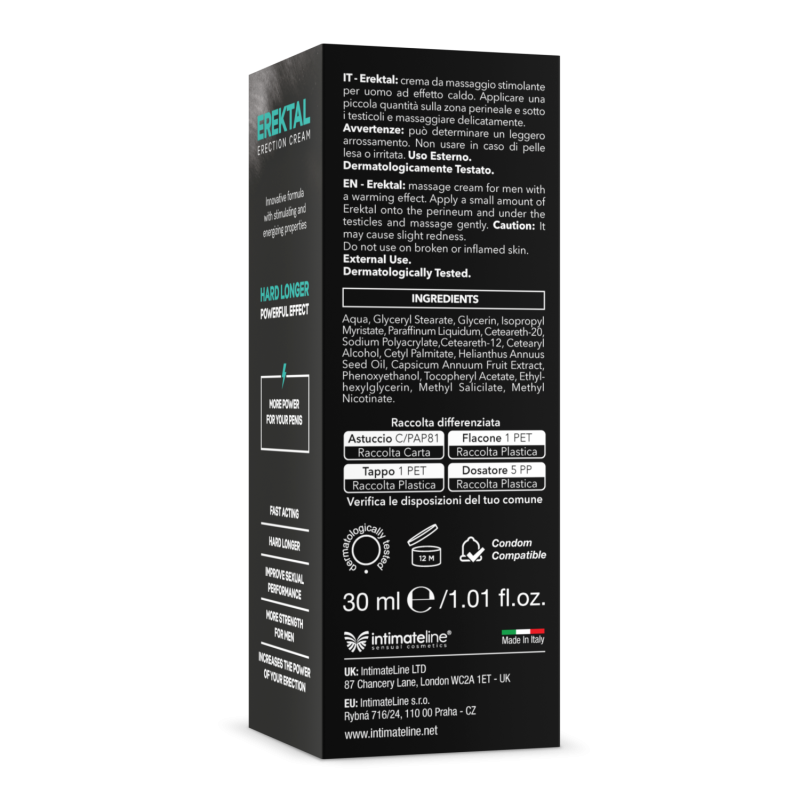 Intimateline Erektal 男士助勃按摩膏｜30ml
