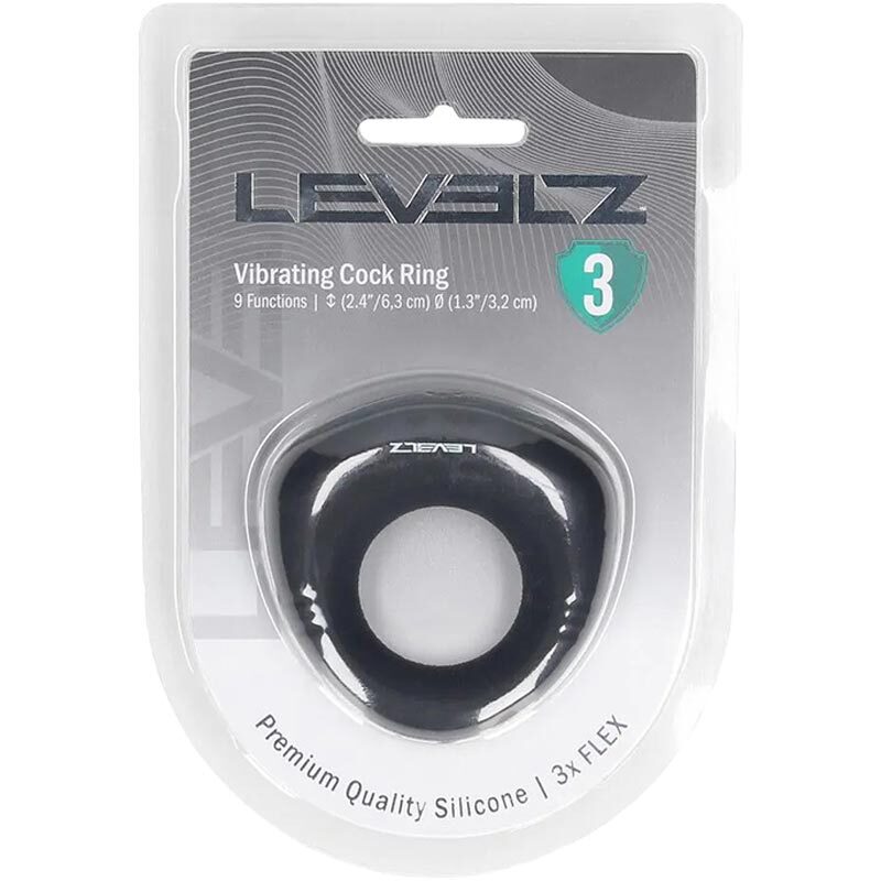 Levelz｜9頻震動鎖精持久環｜優質矽膠