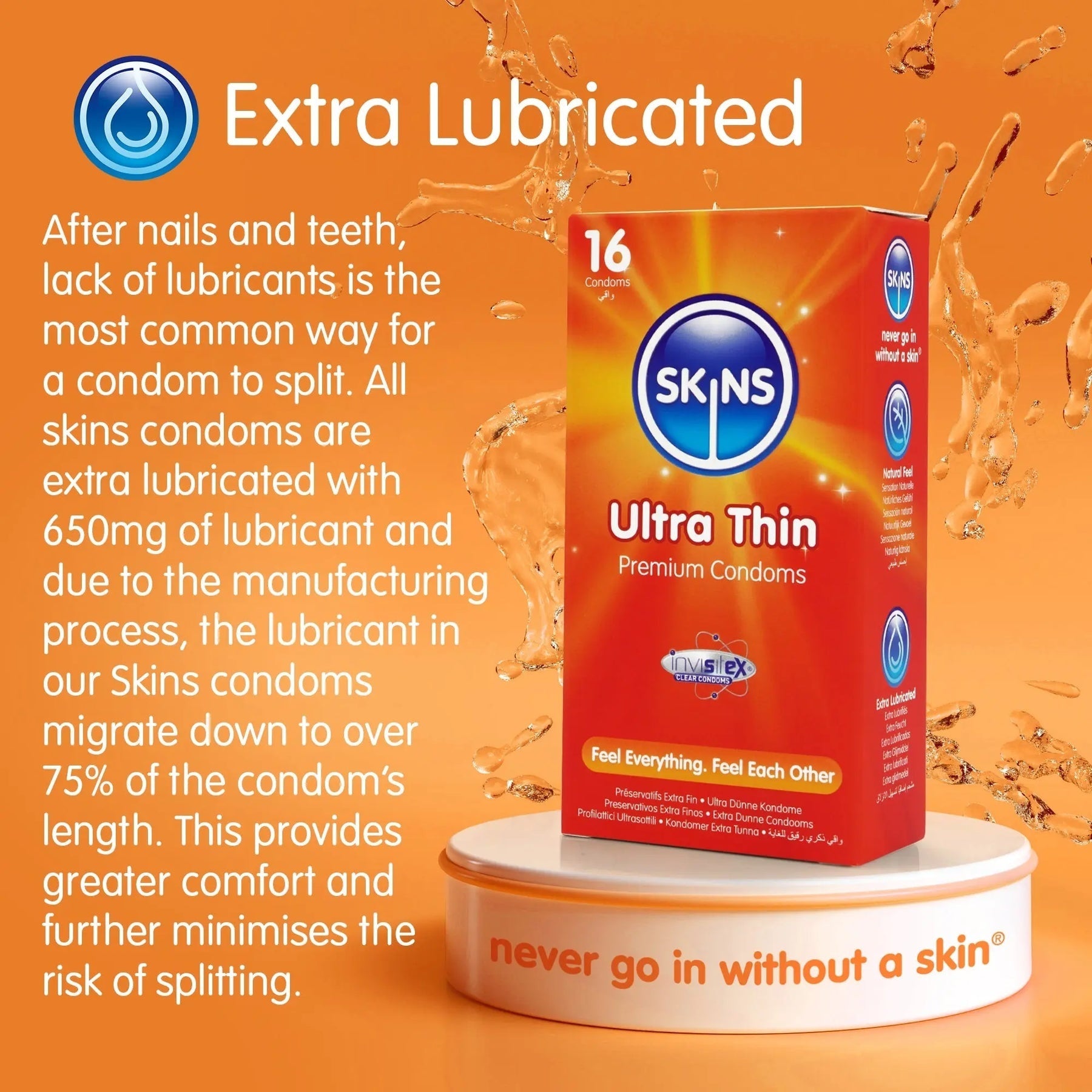 Skins Ultra Thin 極薄安全套 8片裝