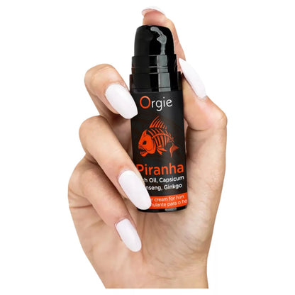Orgie｜Piranha 男士冰火震動提升乳霜｜15ml
