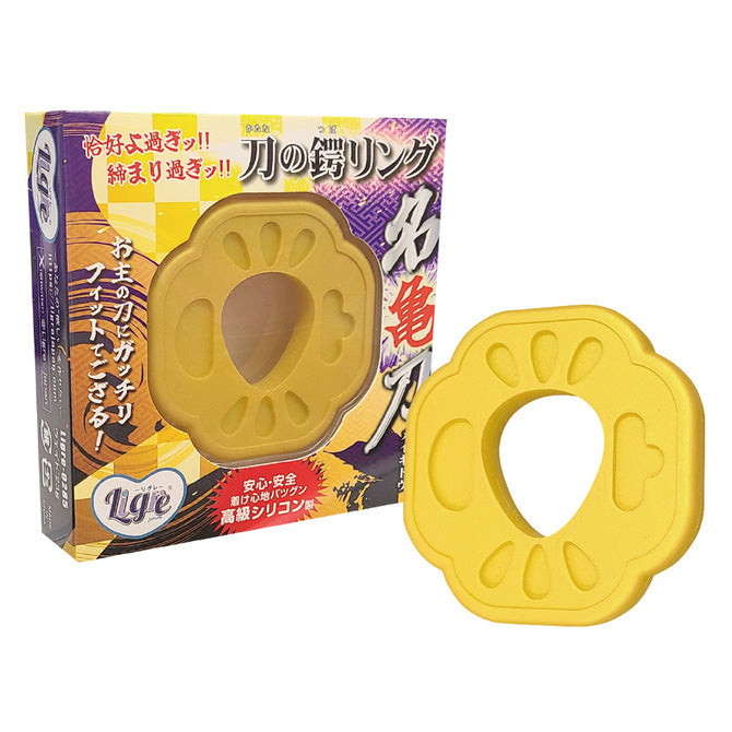 Ligre Japan 名龜刀｜刀鍔造型矽膠鎖精環