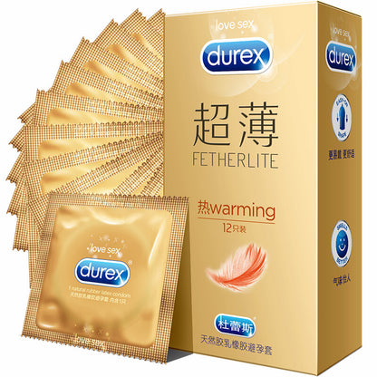 Durex 熱感超薄乳膠安全套｜33mm｜12片裝