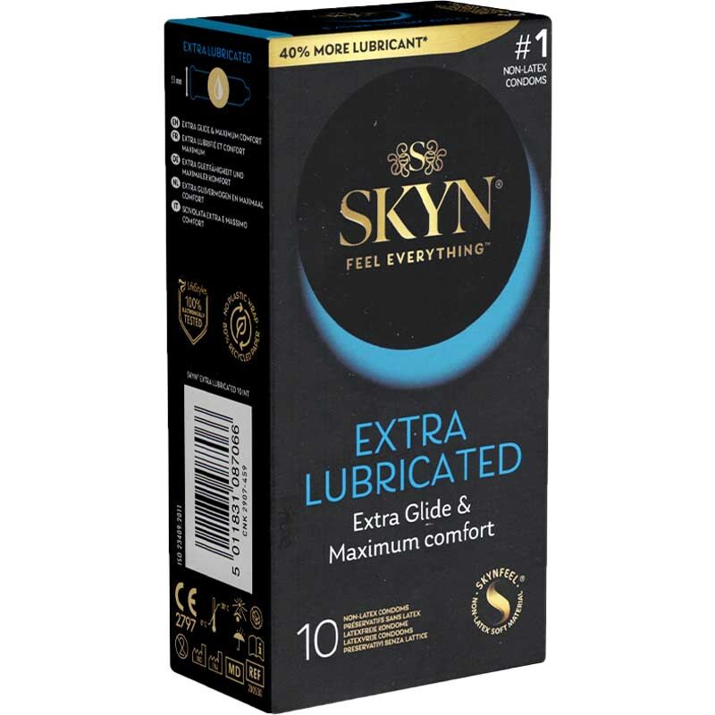 SKYN Extra Lubricated 非乳膠安全套 / 34mm / 10片裝