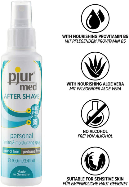pjur med｜AFTER SHAVE 私處剃後舒緩噴霧｜無酒精｜100ml