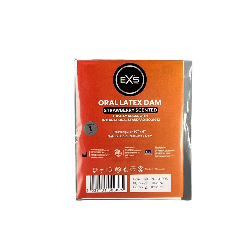 EXS 香味天然乳膠口交膜 1片