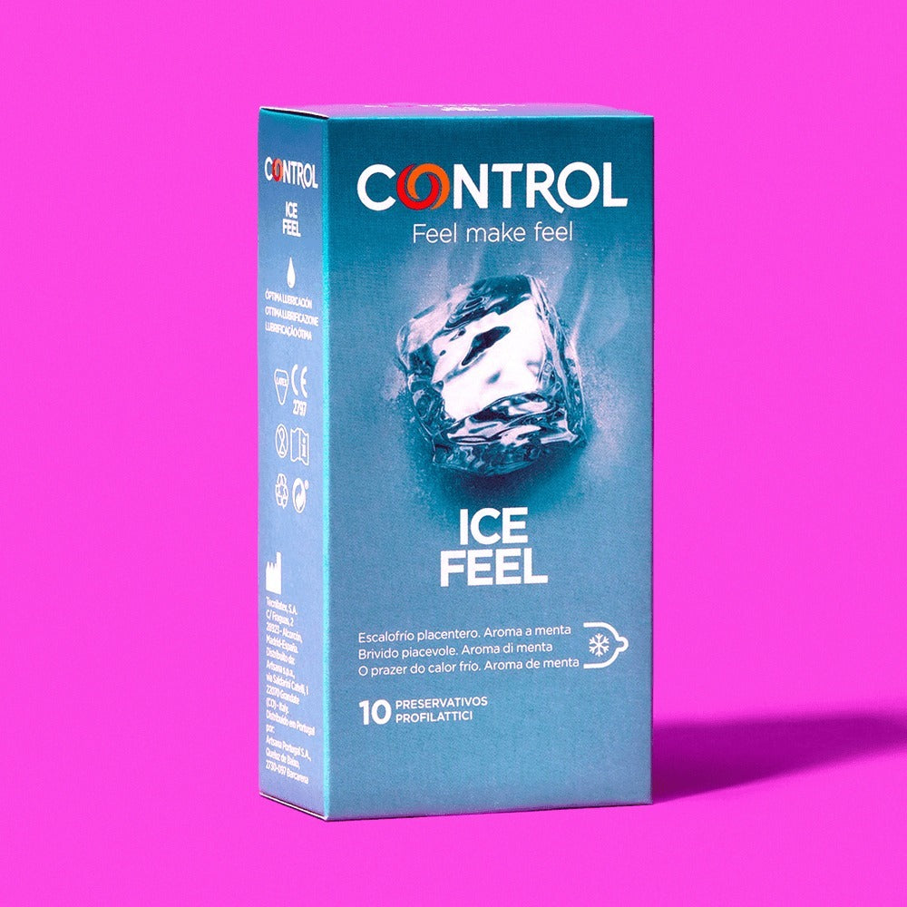 Control Ice Feel 冰感薄荷乳膠安全套｜34mm｜10片