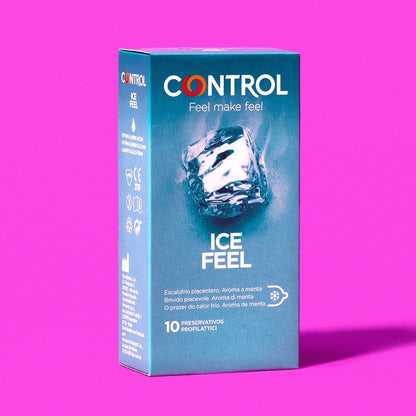 Control Ice Feel 冰感薄荷乳膠安全套｜34mm｜10片