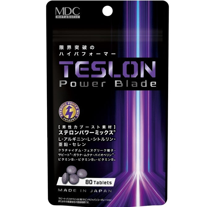 MDC｜Teslon Power Blade 專利活力配方男士補充品 - 80粒