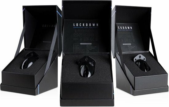 Lockdown 型格黑金防勃起貞操鎖 小中
