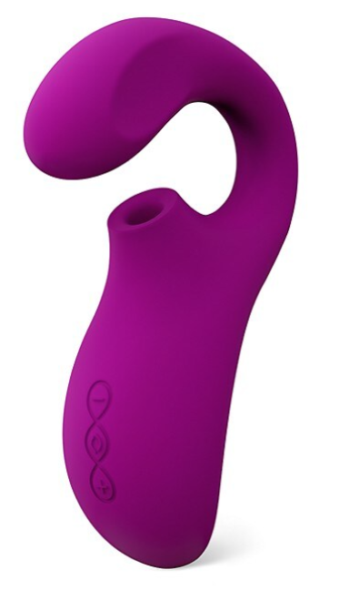 LELO｜ENIGMA Cruise 雙重刺激聲波震動器｜深玫瑰／黑
