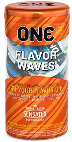 美國 ONE Flavor Waves 香味安全套 / 12片裝