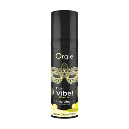 Orgie Dual Vibe 檸檬琴湯尼味｜酥麻震感親密凝膠 15ml