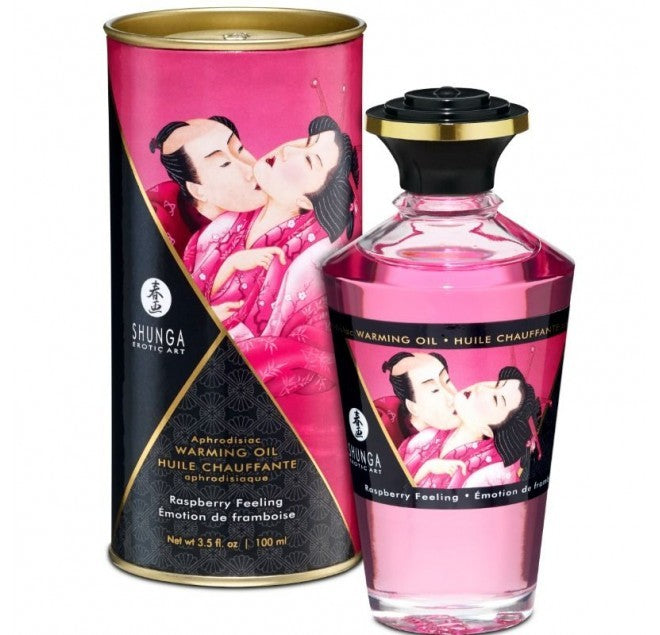 Shunga 春畫｜Aphrodisiac 溫感可食用前戲按摩油 - 100ml